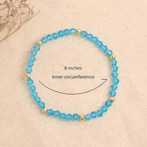 Beads Gemstone Beads للنساء ، Boho المصنوعة يدويًا من الذهب الكريستالي الصداقة القابلة للتكديس تمديد ملحقات الزي الهدية المجوهرات. in Kuwait