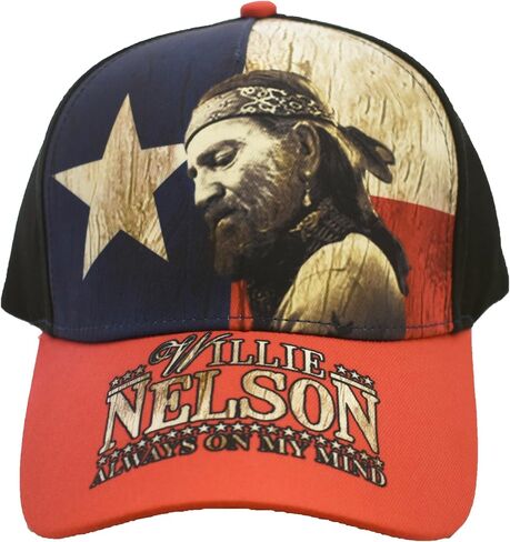 Willie Nelson Cap American Legend - Mid-South Products Black in Saudi Arabia