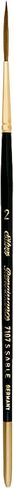Silver Brush Limited 7107S Lenaissance Script Liner Brush للألوان المائية والزيت ، الحجم 0 ، مقبض قصير in Kuwait