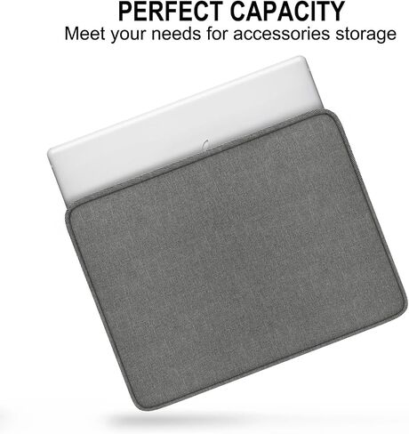 Laptop Case Sleeve 14 Inch, Shockproof Protective Traveling Computer Cover, Water Resistant Portable Laptop Carrying Bag Compatible for Lenovo, HP, Dell, Asus, MacBook Air/Pro, Black in Kuwait