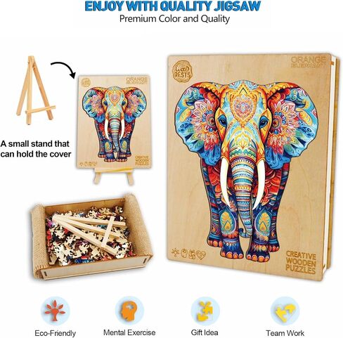 Wooden Puzzles for Adults, 200 Pieces Phoenix Puzzles, Wooden Adult Puzzles, Birthday Puzzles Gifts for Women Men (M-11.4 * 11.3in) in Saudi Arabia