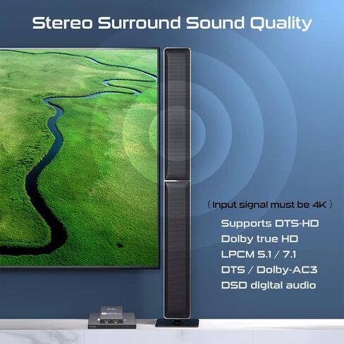 موزع HDMI 2.0 1 في 2 خارج 4K 60 هرتز، يدعم تجاوز HDCP، Dolby Atmos، YUV 4:4:4، HDCP 2.3، EDID، LPCM 7.1، متوافق مع PS5/4/3، Xbox، Roku، Apple TV، Fire Stick، Blu -مشغل الأشعة، بطاقة الالتقاط in Kuwait