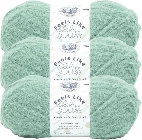 Lion Brand Yarn Feels Like Bliss Yarn, 1 Pack, Cocoa in Saudi Arabia