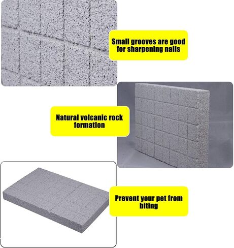 Hamailyi Rabbit Fad Foot Pads 2Pack Bunny طحن مطحنة منظمة صغيرة الحيوانات الحمم البركانية طحن الأسنان الحجر الهامستر مضغ حلوة الخيزر in Kuwait