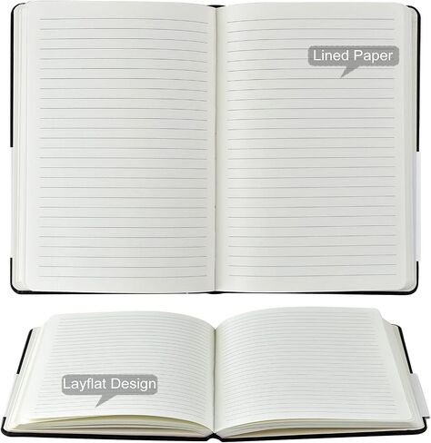 Coopay 24 Pack A5 Notebooks Bolks ، 160 صفحة ، ورقة سميكة 100gsm ، 8.3 × 5.5 بوصة المجلات الجلدية المبطنة لكتابة الأعمال المدرسية المكتبية ، دفتر محمول للرجال العاملة (الرمادي) in Kuwait