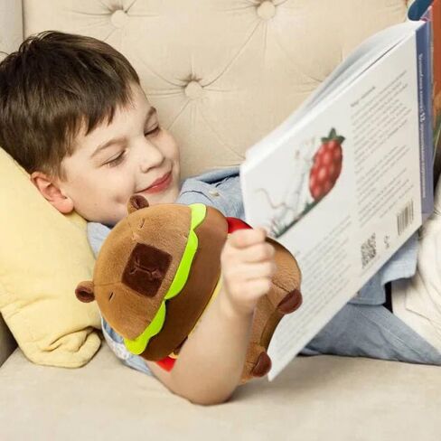 12-Inch Capybara Plush Toy Costume Cute Capybara Ultra-Soft Stuffed Animal for Children, Multi-Use Cuddly Pillow & Birthday Graduation Easter Gift for Boys and Girls(Turtle) in Saudi Arabia