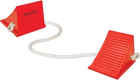 Roadblock UC1500-4.5 Impact-Absorbing Urethane Industrial Wheel Chock, Orange, 4.5 lbs, 11" Length x 7.75" Width x 8" Height in Saudi Arabia