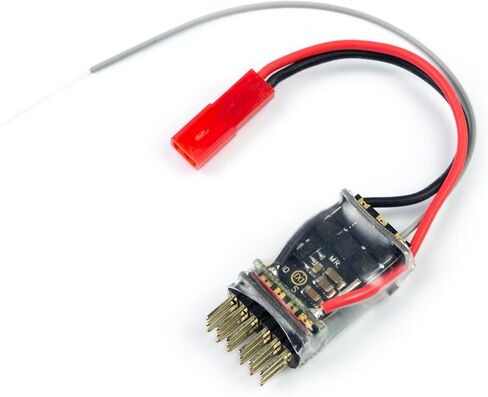 Mini Receiver RX44 Series 2.4G 6CH Micro Receiver Support S-FHSS/DSM2/DSMX/FRSKY D-16/FRYSKY D-8 Built in 15A 2~3S Brushless ESC (RX444) in Saudi Arabia