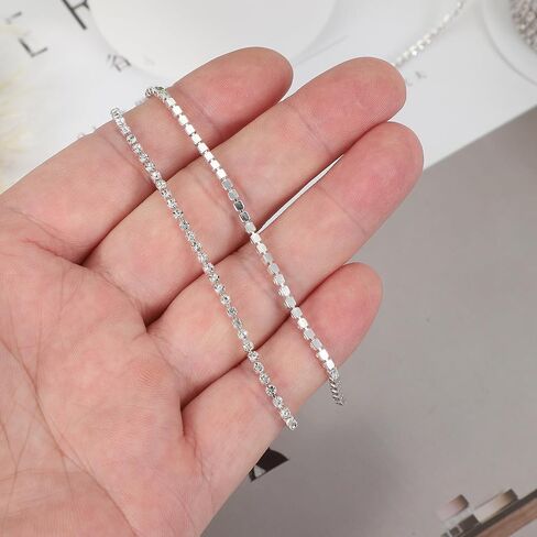 Patikil 3 Roll 11 ياردة Crystal Rhinestone Close Chain Trim ، 2mm Crystal Claw Cup chain string string string for the sewing craft diy decoration making wedding ، white in Saudi Arabia