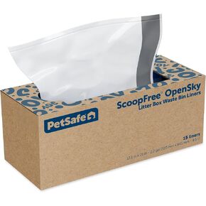 PetSafe ScoopFree OpenSky Automatic Self-Cleaning Cat Litter Box – Advanced Odor Control – App Controlled with Health Monitoring – Works with Any Litter – Up to 2 Weeks of Hands-Free Cleaning