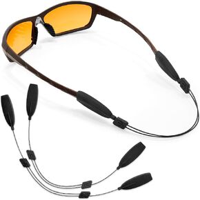 SIGONNA Glasses Strap String Holder - No Tail Eyeglasses Strap Holders - Eye Glasses Chain - Wired Eyeglass Chains for Women - 13" Glasses Lanyard Men Cord - 2 Pcs in Saudi Arabia