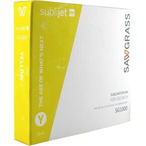 الحبر السامي Sawgrass لـ SG1000 Sublijet UHD INK- 70 مل من خرطوشة طابعة الحبر الصفراء الممتدة للنقل 609234