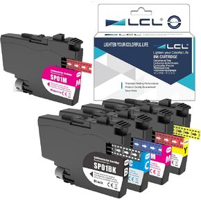 LCL SP-1 SP01 SUBLIMATION حبر حزمة حزمة ماجنة حزمة مع 4 ألوان مجموعة بديل لـ Brother SP1 SP-SP01 SUBLIMATION PRINTER