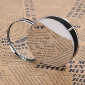 Magnifier Loupes 20X Magnifying Glass Portable Folding Compact Desktop Pocket Magnifier Jewelry Loupe Metal Reading Magnifying Glass Lens Eye Loupe for Inspection Science Office Travel Map Reading