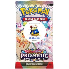 Pokemon TCG: Scarlet & Violet Prismatic Evolutions Booster Pack (Random Art) - 10 Cards