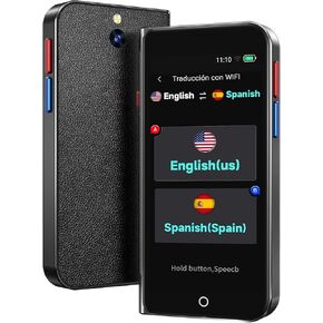 Offline Language Translator Device, VORMOR ChatGpt AI Translator, Two Way Real-Time Voice Spainish English Translation, Support 138 Languages, Recording&Photo Translation for Travel Business Learning