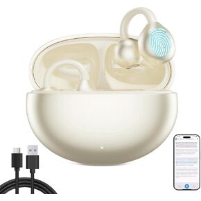 Translation Earbuds Real Time - 3 in 1 Free Clip Ai Translator Earbuds, 144-Language Two-Way Language Translator Earbuds, HD Sound, Long Battery Life, iOS and Android, for Travel & Business (Sliver)