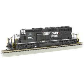 Bachmann Trains EMD SD40-2 Dcc Ready Diesel Locomotive Norfolk Southern #6160 (Thoroughbred) - HO Scale, Prototypical Black