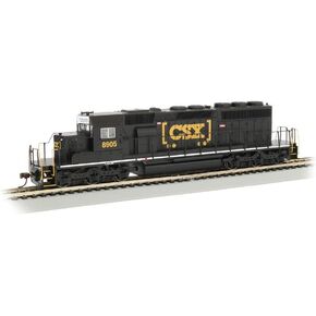 EMD SD40-2 Dcc Equipped Diesel Locomotive CSX #8905 (HTM) - Black - HO Scale