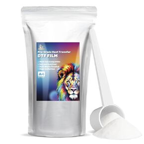 مسحوق الذوبان الساخن DTF 35.2oz/1000g - مسحوق لاصق النقل العالي نقاء لطباعة DTF ، وترابط قوي للطباعة القميص والنسيج