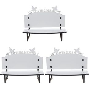 Sublimation Blanks Office Decor 3pcs Sublimation Blank Chair Decor Sublimation Ornament Heat Transfer Blank Chair Ornament Office Accessories White Picture Frame