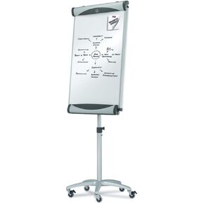 Quartet Easel, Mobile, Magnetic, Whiteboard / Flip Chart, 27 x 41 Inches, Euro Premium (EU2000TE)