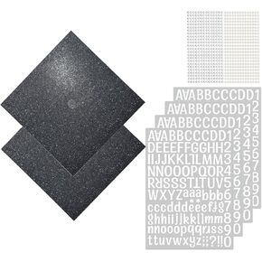 Graduation Cap Decorations Black Glitter Paper Self Adhesive Pearl Diamond Strips Alphabet Letter Stickers for Grad Cap Topper DIY in Kuwait