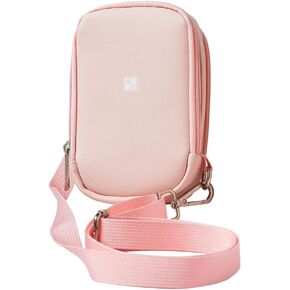 HPRT Photo Printer Case Compatible CP2100 Portable Photo Printer, Lightweight & Large Capacity for Consumable and Cable, Pink