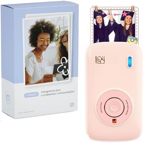 HPRT CP2100 Portable Photo Printer (2.1 x 3.4) Initial 10 Sheets & 20 Sheets Bundle