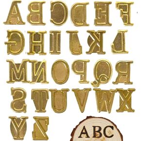 Arokimi Wood Burning Tips,Uppercase Alphabet HotStamps Set for Branding and Personalization of Wood, Leather, and Other Surfaces, Letter