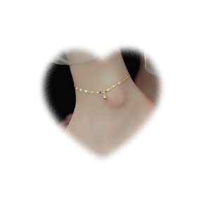 Boho Transfer Bead Pendant Anklet for Women Gold Bead Anklet Bracelets Tassel Chain Anklet Jewelry for Girls Gifts (Gold)