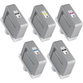 Canon PFI-310 330ml Pigment Ink Tank Bundle - Includes Matte Black/Black/Cyan/Magenta/Yellow
