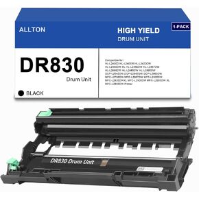 DR830 Drum Unit High Yield Compatible DR-830 Imaging Unit Replacement for HL-L2400D HL-L2405W HL-L2420DW HL-L2460DW HL-L2465DW HL-L2480DW HL-L2865DW DCP-L2640DW DCP-L2647DW Printer(1-Pack)