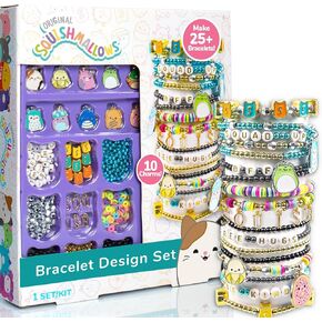 Squishmallows Original Bracelet Design Set, Cute & Friendship Bracelet Kit, Jewelry Making Kit, Charm Bracelet Making Kit, Beading & Jewelry Making, Friendship Bracelet Making Kit