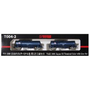 مجموعة 2-سيارات T004-2 Taki 1000 شريط ملون من طرف النفط الياباني يحتوي على مقياس Z بواسطة Rokuhan
