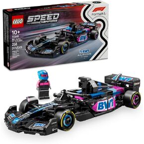 LEGO Speed Champions BWT Alpine F1 Team A524 Race Car Toy - Building Set for Kids, Boys & Girls, Ages 10+ - Toy Car for F1 Fans - Gift Idea for Birthday - 77248