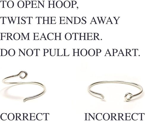 Silver Hoop Earrings for Women, 925 Sterling Silver, 15mm, Hammered Texture, Hoop Earrings Hypoallergenic Sensitive Ears, Hoop Earrings Set, Silver Earrings Nickel Free (15mm, Sterling Silver) in Saudi Arabia