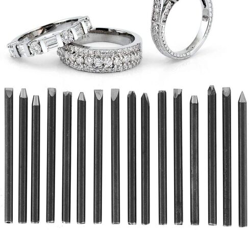 Metal Jewelry Anvil Chisel Kit, Professional Jewelry Punch Stamp Anvil Chisel Equipment Kit for Jewelry Processing Making Carving Tools Hand Carved Jewelry Goldsmithtools in Saudi Arabia
