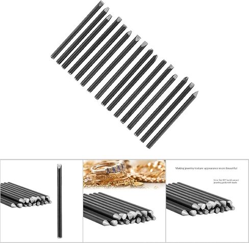 Metal Jewelry Anvil Chisel Kit, Professional Jewelry Punch Stamp Anvil Chisel Equipment Kit for Jewelry Processing Making Carving Tools Hand Carved Jewelry Goldsmithtools in Saudi Arabia