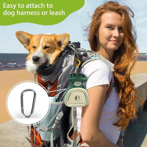 SUPERDESIGN Dog Pooper Scooper, Pooper Scooper for Small and Large Dogs, Dog Poop Scooper for Yard, Pooper Scooper with Bag Attachment and Leash Clip, Ideal for Walks, Travel and Camping (Large,Black) in Kuwait