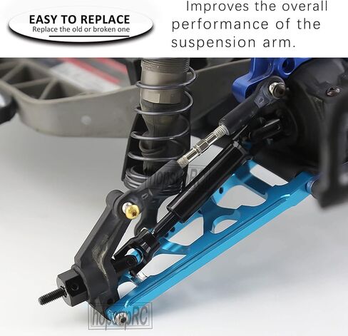 RC Stainless Steel Drive Shaft CVD Axles Upgrades Part for 1/10 Rustler/Stampede VXL 2WD,Alloy Suspension A Arm,Aluminum Caster Block & Steering Blocks & Rear Stub Carriers,Navy Blue in Kuwait