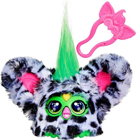 Furby Furblets Ty-Bee Mini Friend, Electronic Plush Toys for Girls & Boys 6+, Orange Tiger, Speaks Furbish & Plays Music, Series 4 in Saudi Arabia