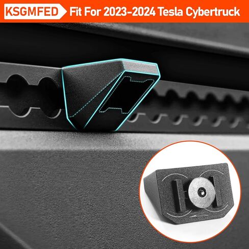 Track Cleat Hook for Tesla Cybertruck Bed Rail Track Accessories,Cyber Bed Rail Track Hook Compatible with 2024 2023 Tesla Cybertruck L Track Rail in Saudi Arabia