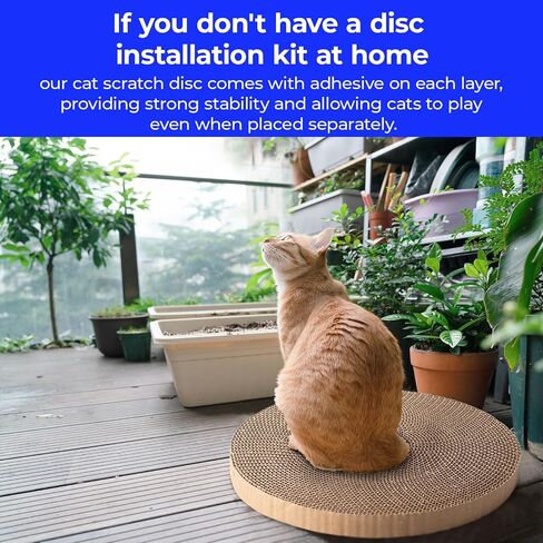 Round Cat Scratcher refill 10 بوصة قطرها 7/8 بوصة قطة خدش خدش الخدش للقطط للقطط الداخلية وسادة خدش (2pcs) in Kuwait