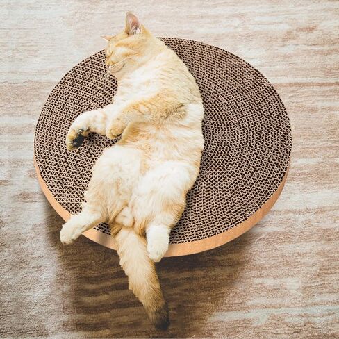 Round Cat Scratcher refill 10 بوصة قطرها 7/8 بوصة قطة خدش خدش الخدش للقطط للقطط الداخلية وسادة خدش (2pcs) in Kuwait