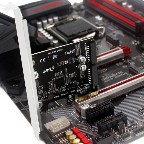 Xiwai 20Gbps USB 3.2 Gen2 Type-C USB-C to PCI-E 4X Express Card Adapter for Desktop Motherboard in Saudi Arabia