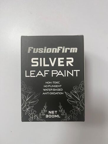 Acrylic Paint Metallic Gold, 280ml Liquid Gold Leaf Paint, Hand-crafts, Non-Toxic, Non-Fading Water-Based Gold Paint for Craft, Canvas, Wood, Fabric, Ceramic, Stone, with 1 Brush & 3 Paintbrushes in Saudi Arabia