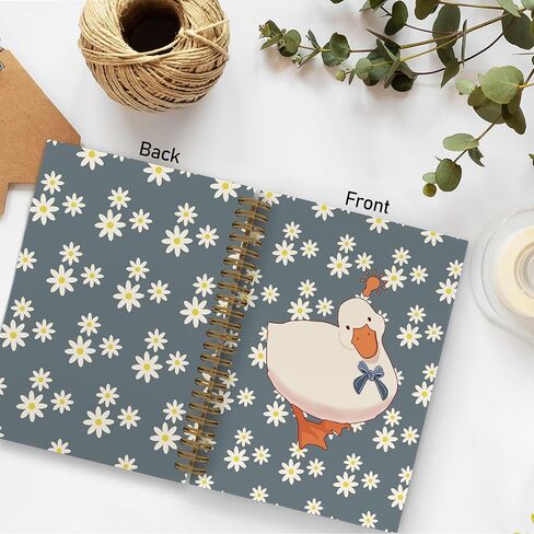 Duck Spiral Notebook, Just a Girl Who Loves Ducks Journal Notebook, Duck Lovers Gifts, Cute Duck Notebooks for School Work, Girly Duck Office Supplies Gifts for Teen Girls Women, 5.5x8.3 Inch in Kuwait