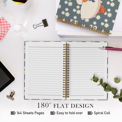 Duck Spiral Notebook, Just a Girl Who Loves Ducks Journal Notebook, Duck Lovers Gifts, Cute Duck Notebooks for School Work, Girly Duck Office Supplies Gifts for Teen Girls Women, 5.5x8.3 Inch in Kuwait