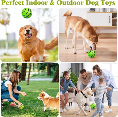 Interactive Dog Toys,Remote Control Dog Balls with Jumping, Rolling & Moving Functions - Includes a Vibrating Dog Ball and Durable Chew Fabric for Safe Play (5.51") in Saudi Arabia
